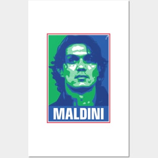 Maldini - ITALY Posters and Art